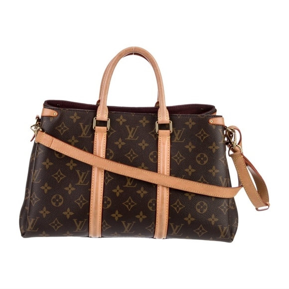 Louis Vuitton Soufflot MM Monogram Shoulder Bag Brown - Picture 2 of 15